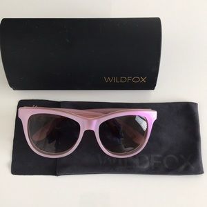 Wildfox Pink Catferer Sunglasses